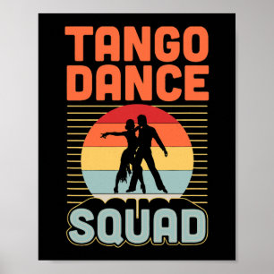 タンゴダンススクールグループに合わせたタンゴダンススクワッド ポスター
