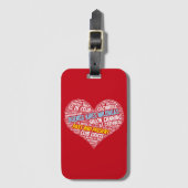 タンゴミロンガスオブブエノスアイレス過去と現在 ラゲッジタグ (正面縦)