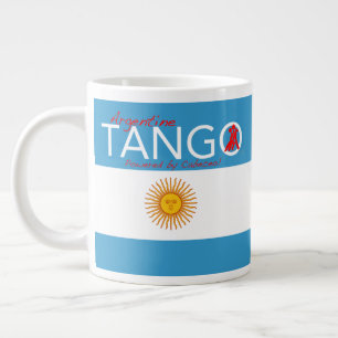 タンゴ-人生と同じくタンゴ俳句 ジャンボコーヒーマグカップ