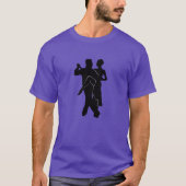 タンゴTシャツカップルのダンサー Tシャツ (正面)