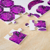 タンザナイトジェムストーンパープル ジグソーパズル (側面)