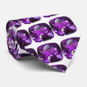 タンザナイトジェムストーンパープル ネクタイ (ロール)