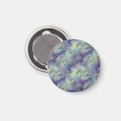 タンザナイトブルー液体パターン マグネット (正面/裏面)