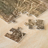 タンザニアで見られる愛情あふれるキリンたち ジグソーパズル (側面)