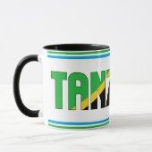 「タンザニアとシピン」愛国的なコーヒーマグ マグカップ (左)