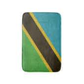 タンザニアのグランジな主権国の旗 バスマット (正面縦)