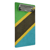 タンザニアのグランジな主権国の旗 ミニクリップボード (アングル)