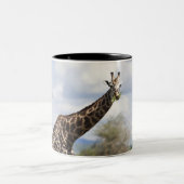 タンザニアのサファリ、アフリカ ツートーンマグカップ (中央)