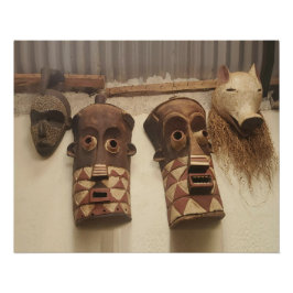 タンザニアのマスク ポスター