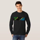 タンザニアのワイシャツ Tシャツ (正面フル)