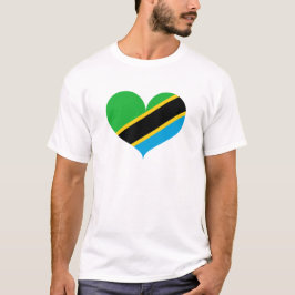 タンザニアの国旗が好き Tシャツ