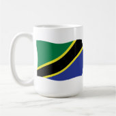タンザニアの国旗マグカップ コーヒーマグカップ (左)