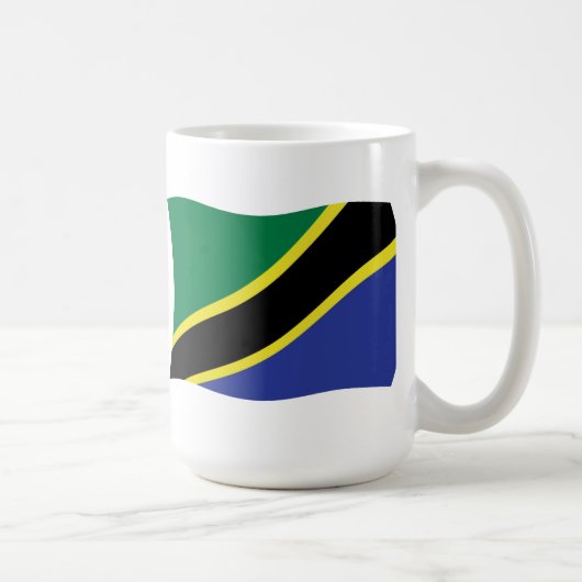 タンザニアの国旗マグカップ コーヒーマグカップ (右)