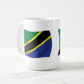 タンザニアの国旗マグ コーヒーマグカップ (正面左)