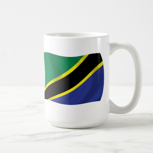 タンザニアの国旗マグ コーヒーマグカップ (右)