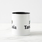 タンザニアの旗が好き マグカップ (中央)