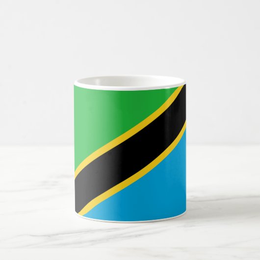 タンザニアの旗 コーヒーマグカップ (中央)