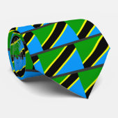 タンザニアの旗 ネクタイ (ロール)