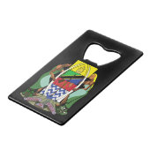 タンザニアの紋章 クレジットカード栓抜き (正面アングル)