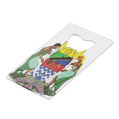 タンザニアの紋章 クレジットカード栓抜き (裏面アングル)