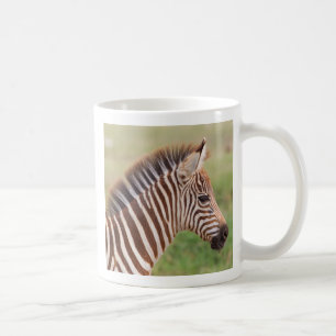 タンザニアの赤ちゃんシマウマの頭 コーヒーマグカップ