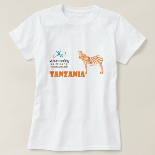 タンザニアのTシャツ-解決を自ら申し出ること Tシャツ (デザイン正面)