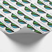 タンザニアカスタムシェード文字&カラーギフトラップ ラッピングペーパー (角)