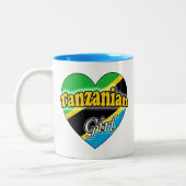 タンザニアガール ツートーンマグカップ (左)