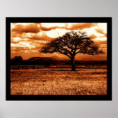 タンザニアサファリ ポスター (正面)