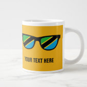 タンザニアシェーズカスタムマグカップ ジャンボコーヒーマグカップ (右)