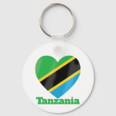 タンザニアハート国旗 キーホルダー (裏面)