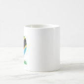 タンザニアハート国旗 コーヒーマグカップ (中央)