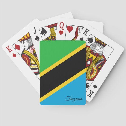 タンザニア国旗のゲーム，タンザニアトランプ トランプ (裏面)