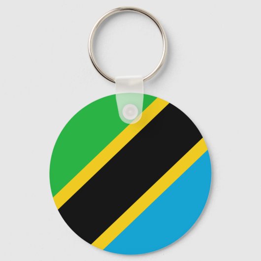 タンザニア国旗 キーホルダー (正面)