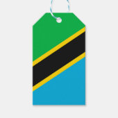 タンザニア国旗 ギフトタグ (正面)