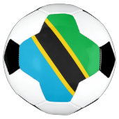 タンザニア国旗 サッカーボール (回転)