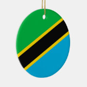 タンザニア国旗 セラミックオーナメント (右)