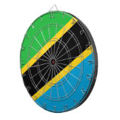 タンザニア国旗 ダーツボード (正面右)