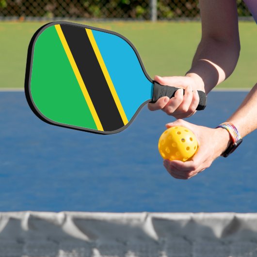 タンザニア国旗 ピックルボールラケット (インサイチュ)