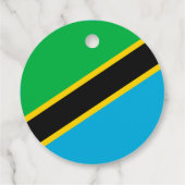 タンザニア国旗 フェイバータグ (裏面)