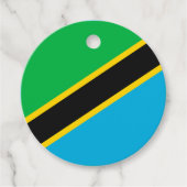 タンザニア国旗 フェイバータグ (正面)
