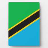 タンザニア国旗 フォトプラーク (正面)