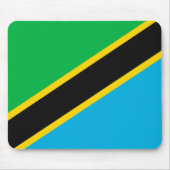 タンザニア国旗 マウスパッド (正面)