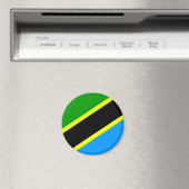 タンザニア国旗 マグネット (インサイチュ (食洗機))