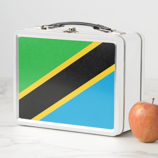 タンザニア国旗 メタルランチボックス (インサイチュ)
