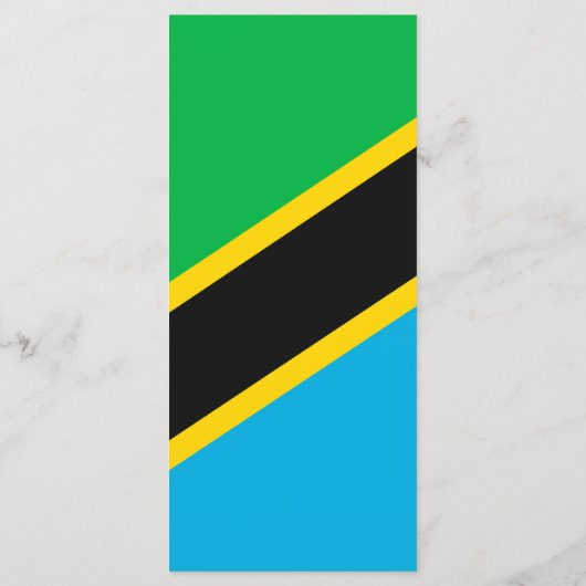 タンザニア国旗 メニュー (裏面)