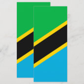 タンザニア国旗 メニュー (正面/裏面)