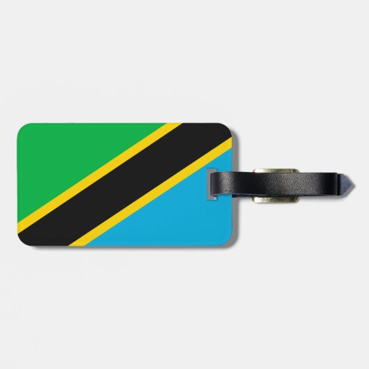 タンザニア国旗 ラゲッジタグ (裏面横)