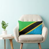 タンザニア国旗 ランバークッション (椅子)