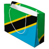 タンザニア国旗 ラージペーパーバッグ (裏面アングル)